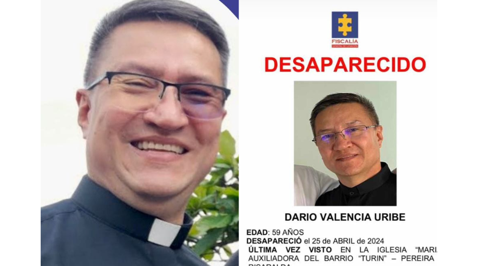 Desaparición del sacerdote Darío Valencia en Pereira: un misterio que conmociona a la comunidad