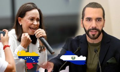 María Corina Machado agradece el respaldo de Nayib Bukele a la lucha por la democracia en Venezuela